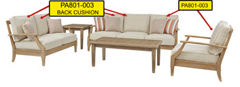 Back Cushion Clare View Beige