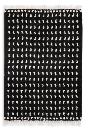 Medium Rug Minston Black/White