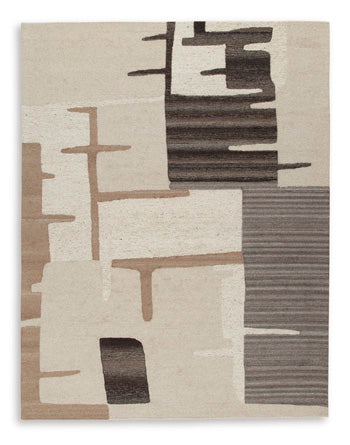 Large Rug Kencher Beige/Brown