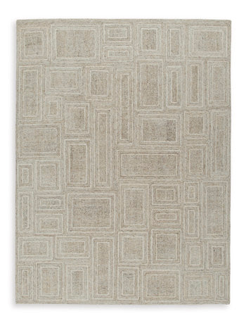 Large Rug Brickburgh Gray/Ivory/Honey