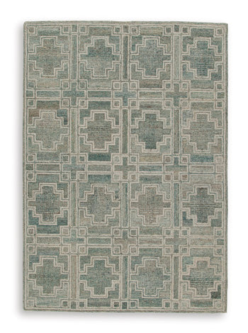 Medium Rug Jossland Green/Ivory
