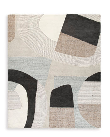 Large Rug Edrickhill Grayish Teal/Taupe/Cream