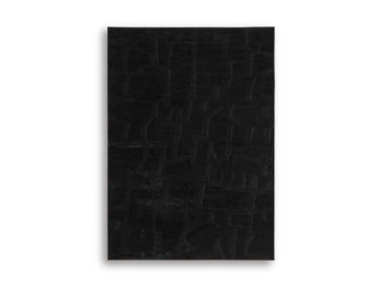 Washable Medium Rug Gibbswell Black