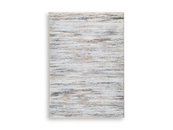 Memory Foam Medium Rug Nace Gray/Brown/White