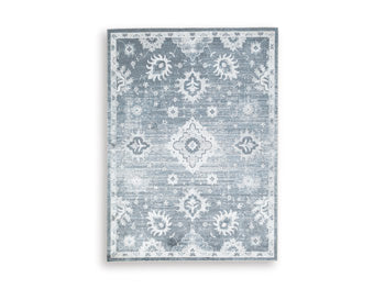 Washable Large Rug Avanworths Blue/Gray/Ivory