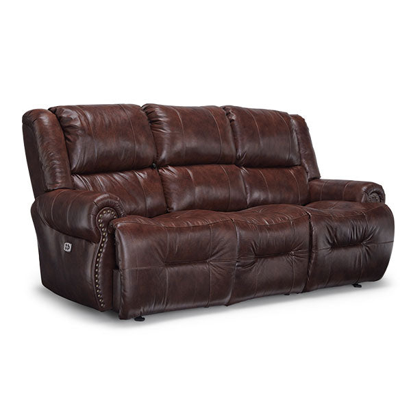 Genet Leather Reclining Sofa