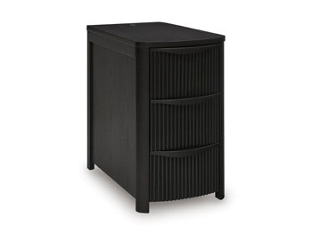 Chair Side End Table Camdill Black