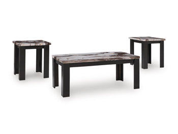 Occasional Table Set (3/CN) Jazmore Dark Brown