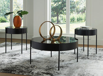Occasional Table Set (3/CN) Ardoline Black