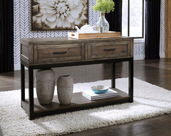 Sofa Table Johurst Grayish Brown