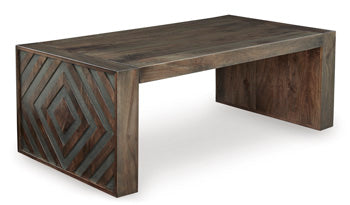 Rectangular Cocktail Table Dreggan Brown