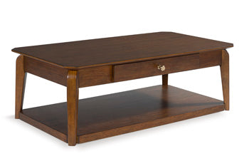 Rectangular Cocktail Table Trenmour Medium Brown