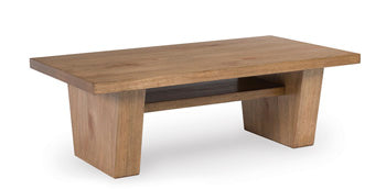 Rectangular Cocktail Table Kristiland Light Brown