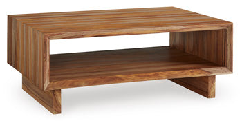 Rectangular Cocktail Table Dressonni Brown