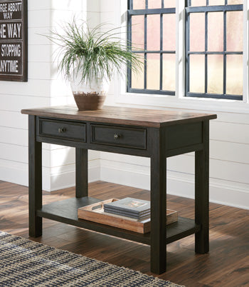 Sofa Table Tyler Creek Grayish Brown/Black