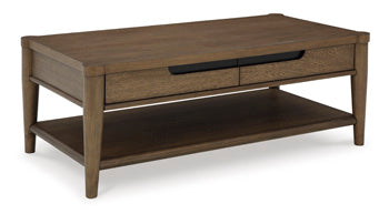 Rectangular Cocktail Table Roanhowe Brown