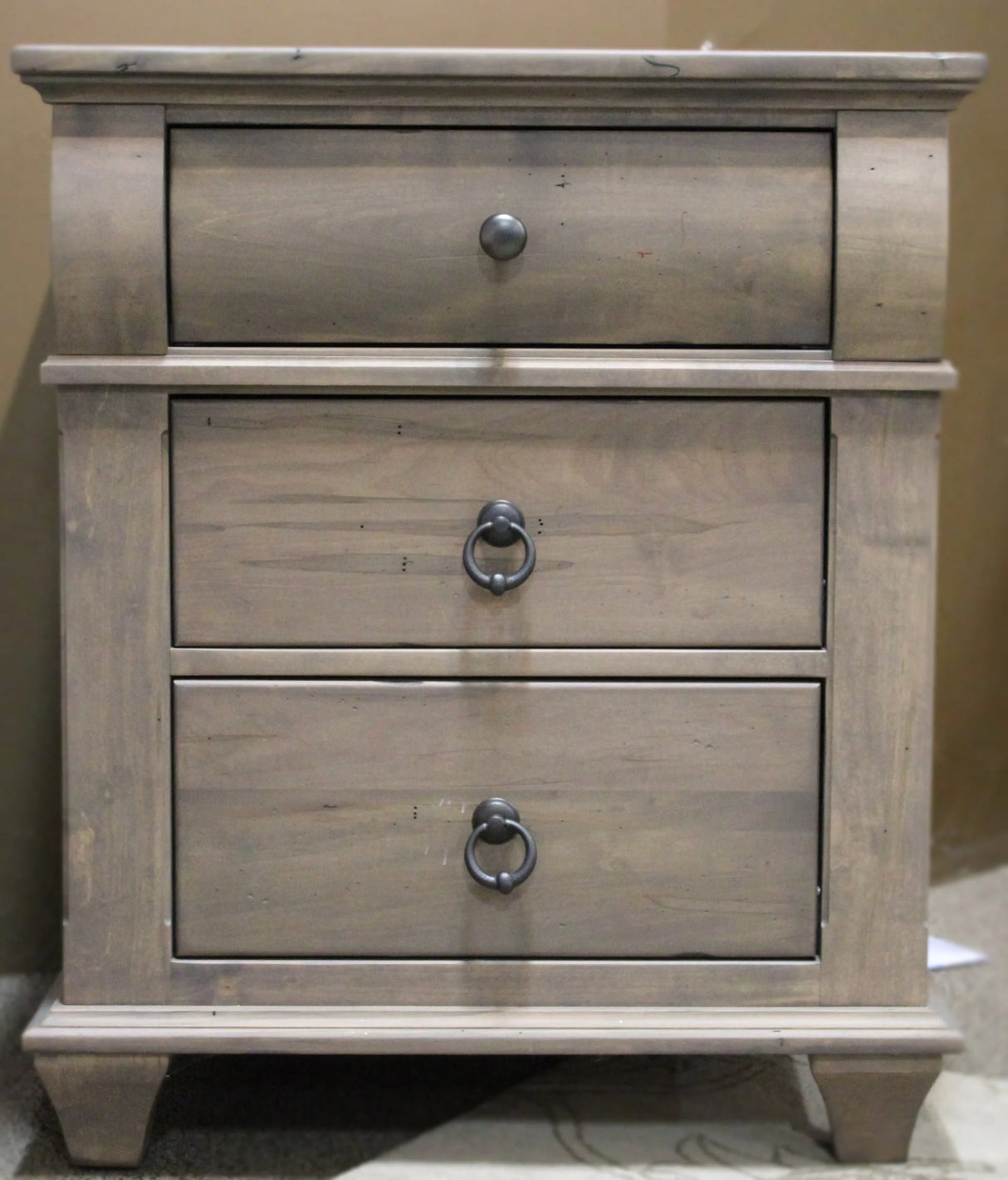 Reminisce 3 Drawer Nightstand