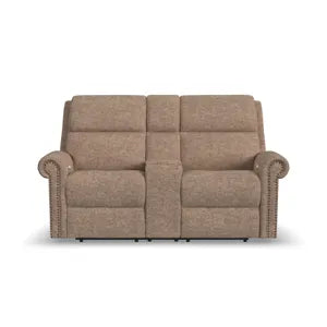 Bernard Power Reclining Lumbar Console Loveseat