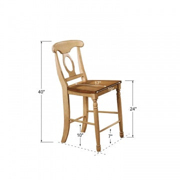 Quails Run - Almond/Wheat 24" Napoleon Barstool