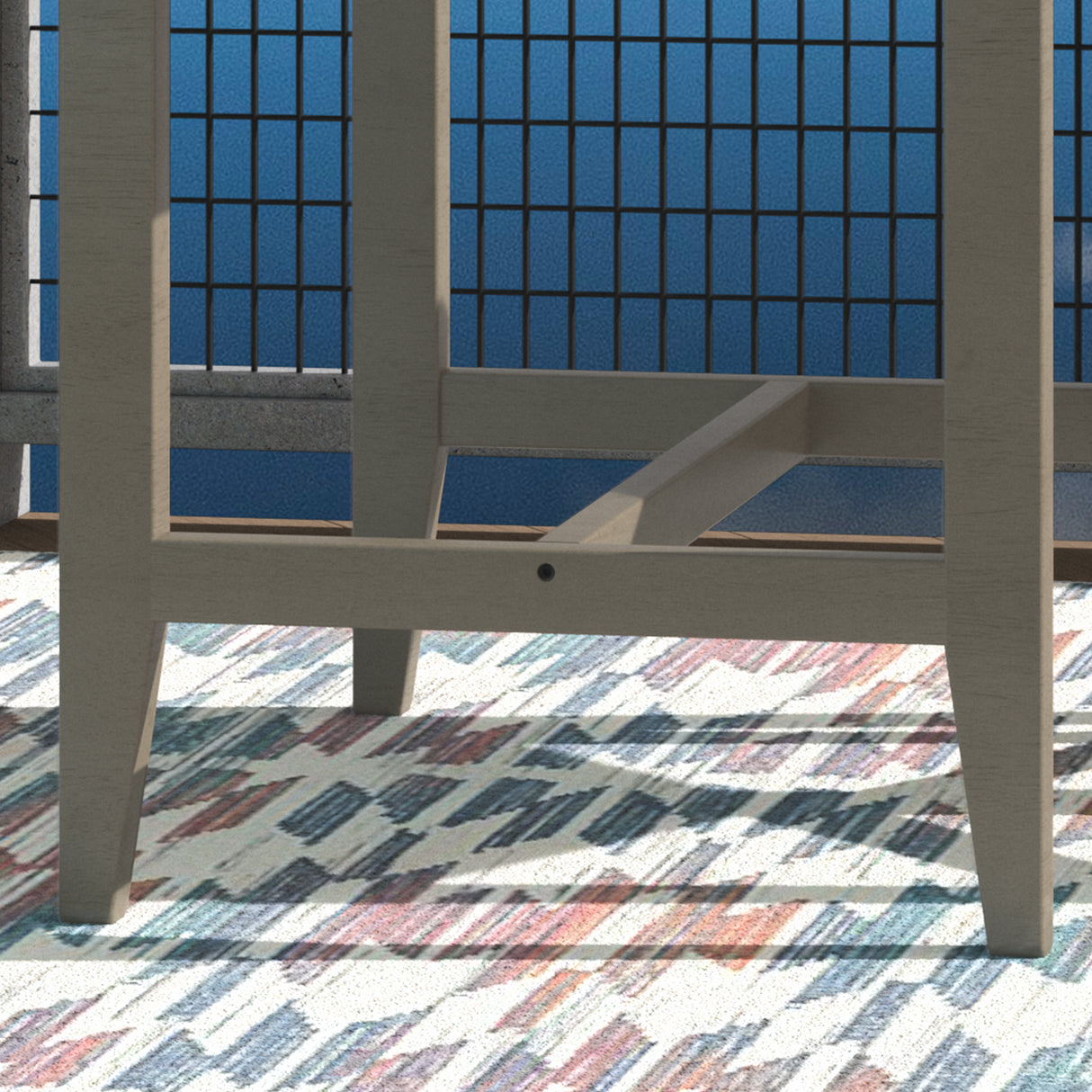 Homestyles Outdoor High Bistro Table and Two Stools 5675-35-87D