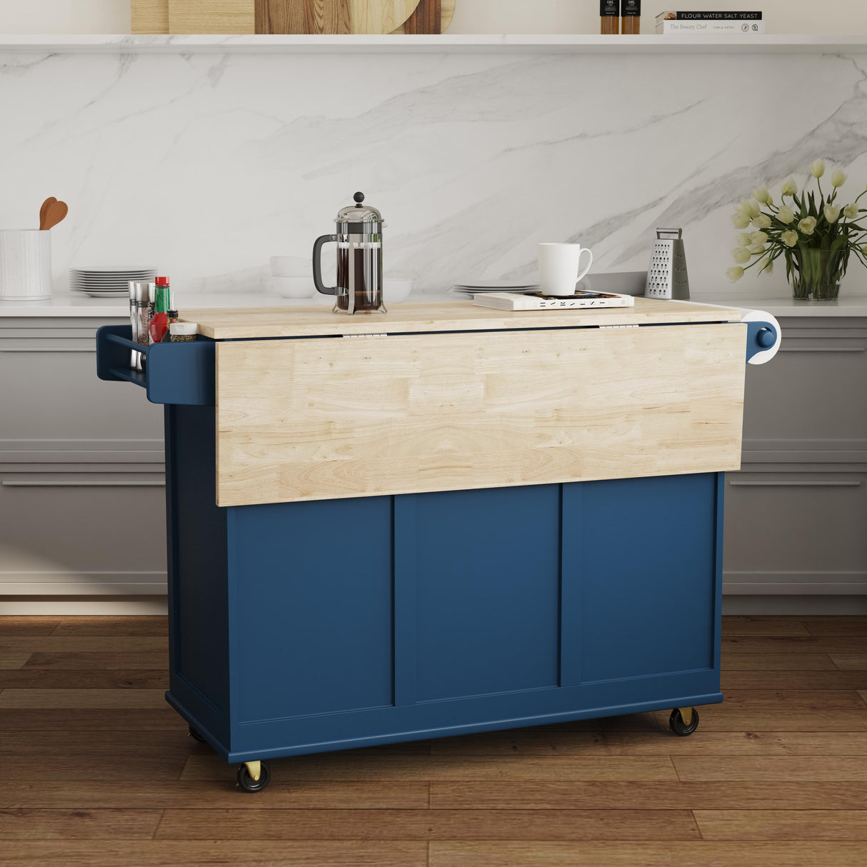 Homestyles Drop Leaf Kitchen Cart 4504-95