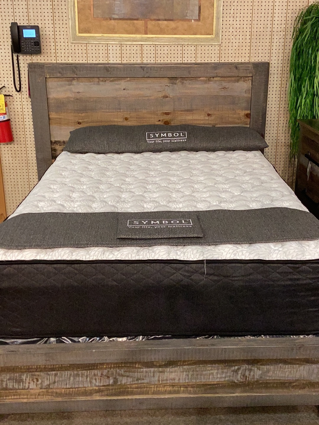 Loft Brown Headboard, Footboard, Platform, Rails