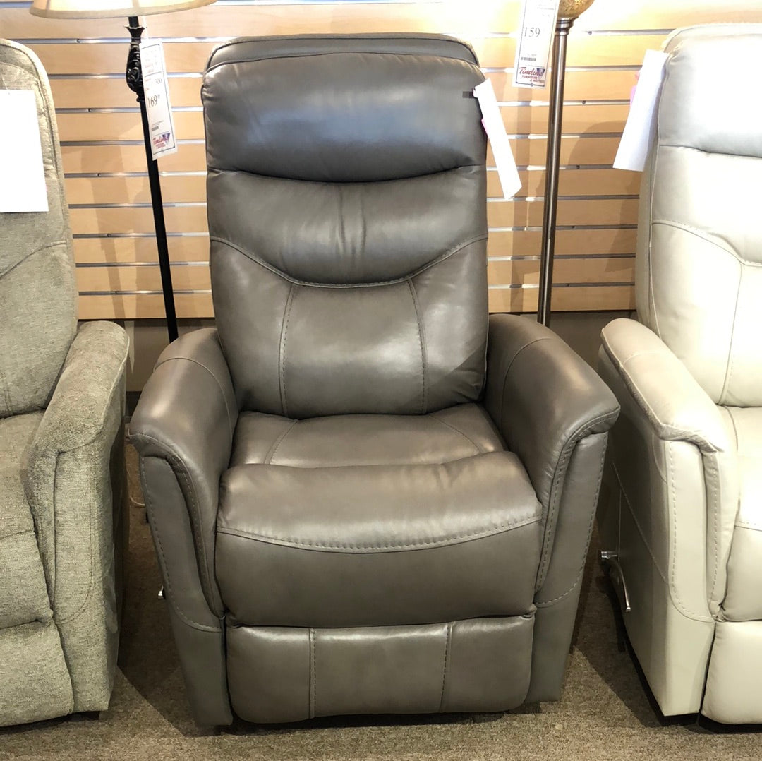 Gemini Recliner Swivel Leather Closeout