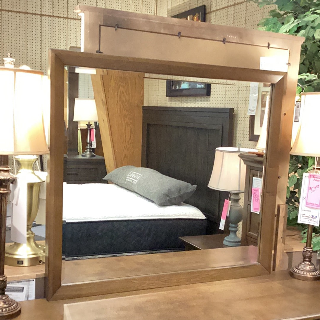 Tamarack Hazelnut 39" Landscape Mirror