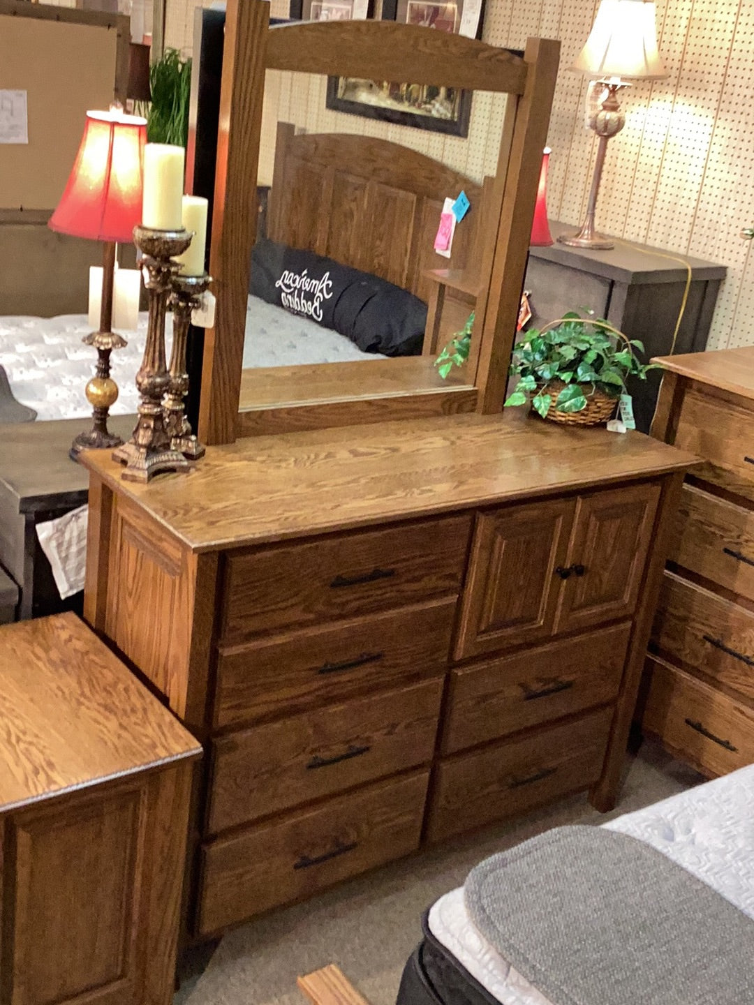 Oak Valley 6 Drawer Country Dresser