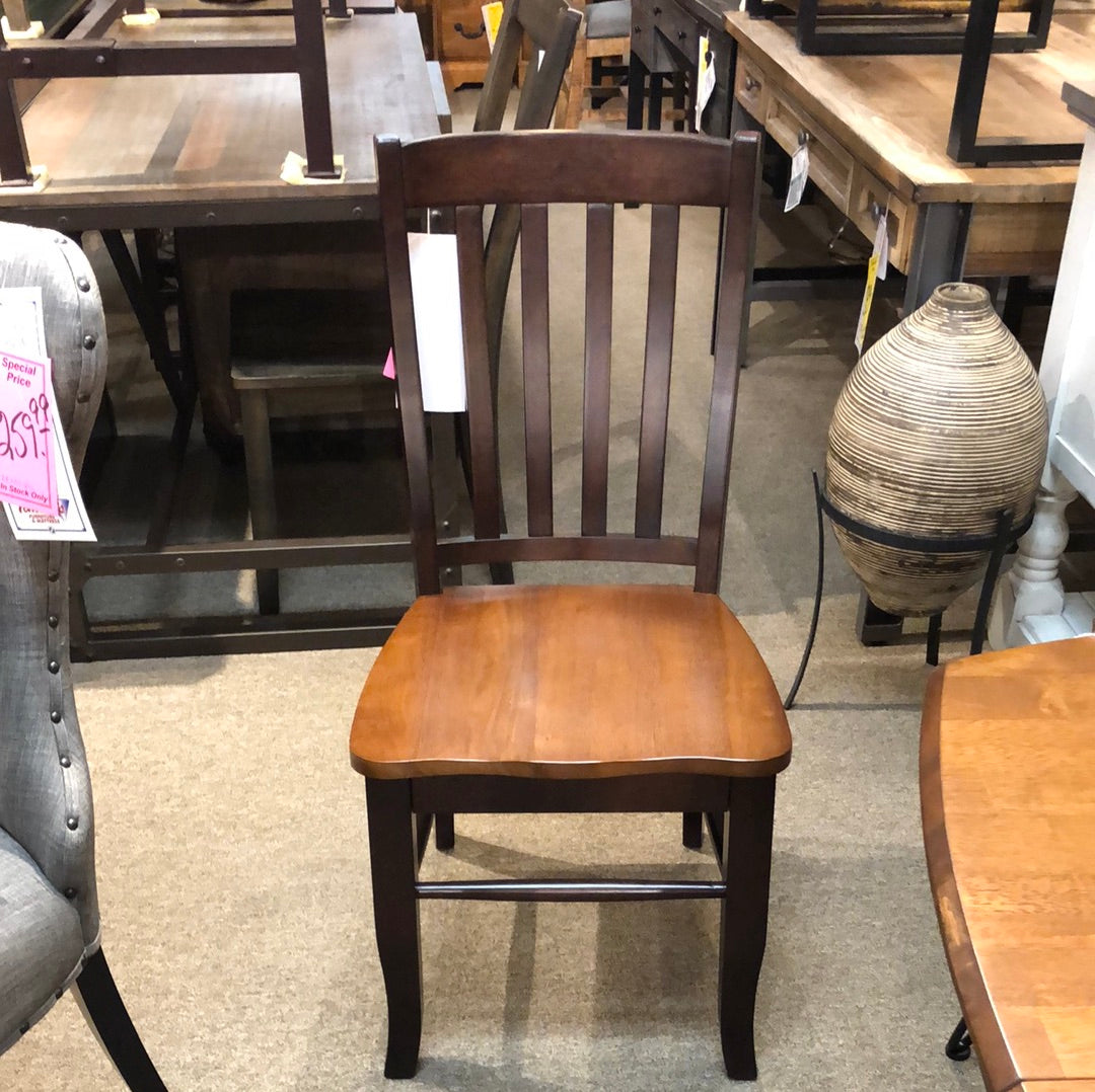 Santa Fe - Chestnut/Espresso Rake Back Side Chair