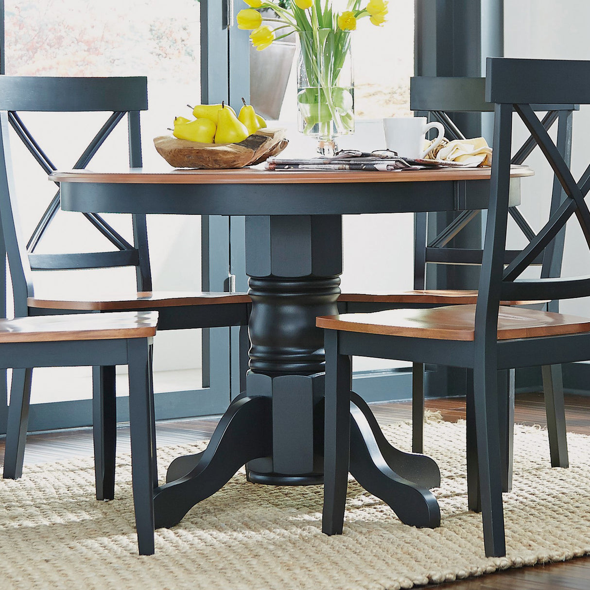 Homestyles Pedestal Dining Table 5168-30