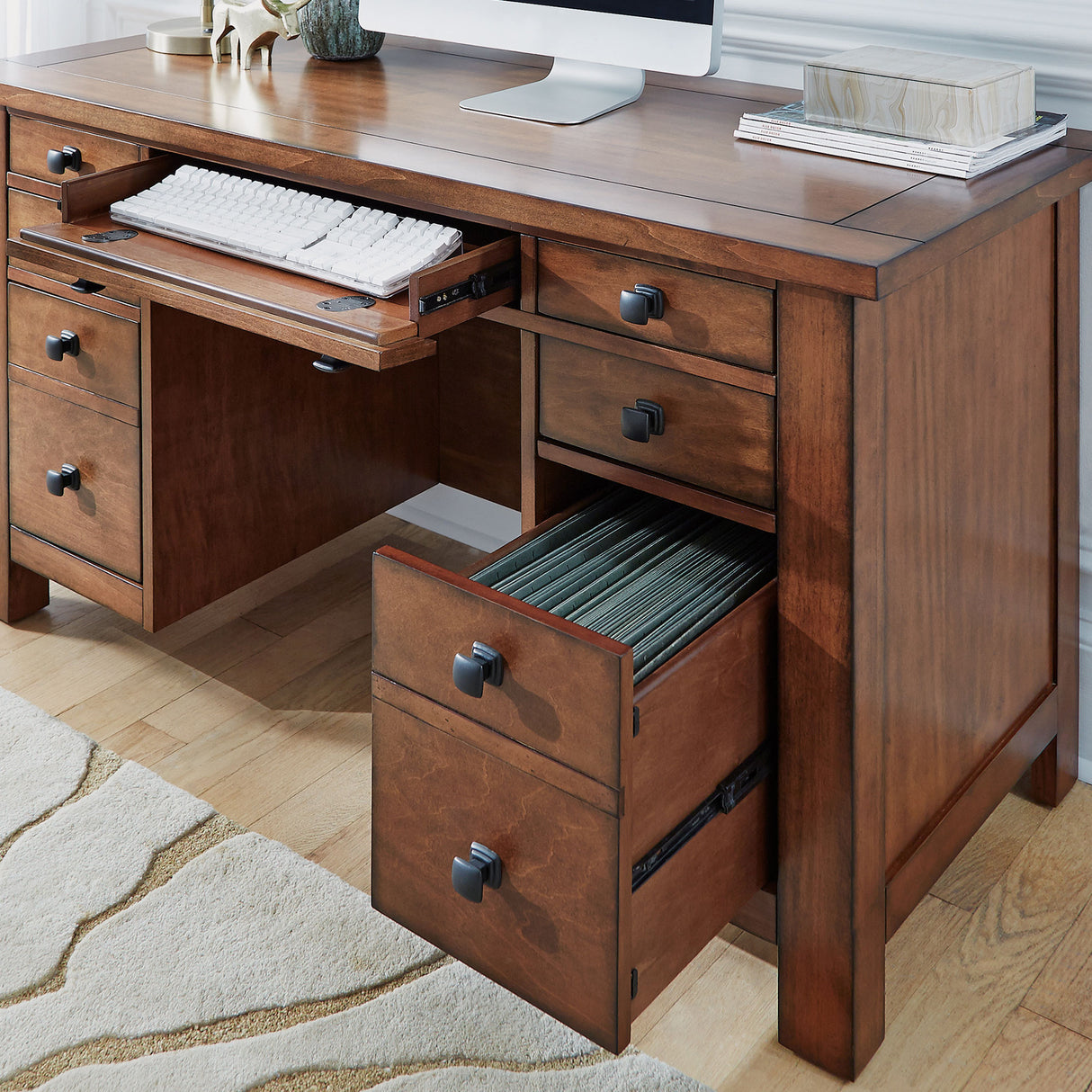 Homestyles Pedestal Desk 5412-18