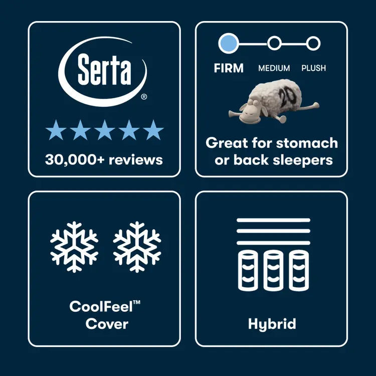 Serta® iSeries® NXG™ 3500 HYBRID MEDIUM