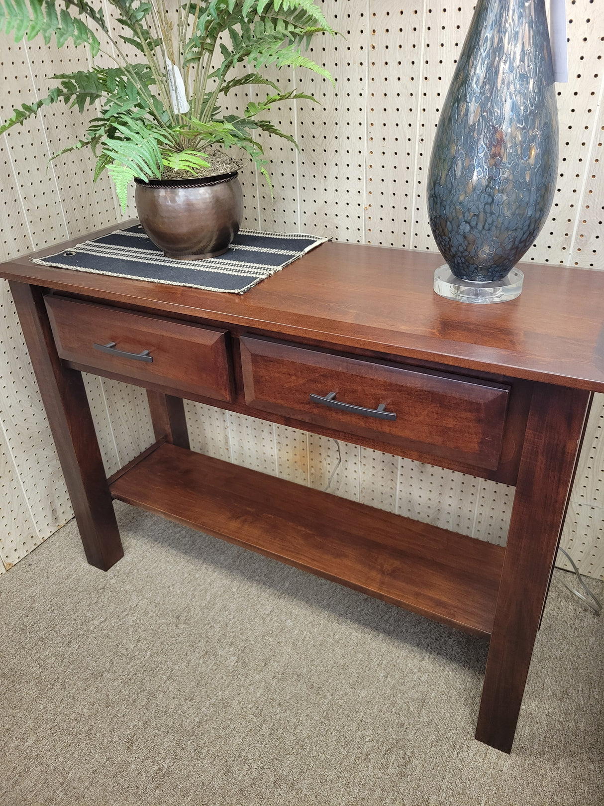 Maple Ridge 2 Drawer Sofa Table