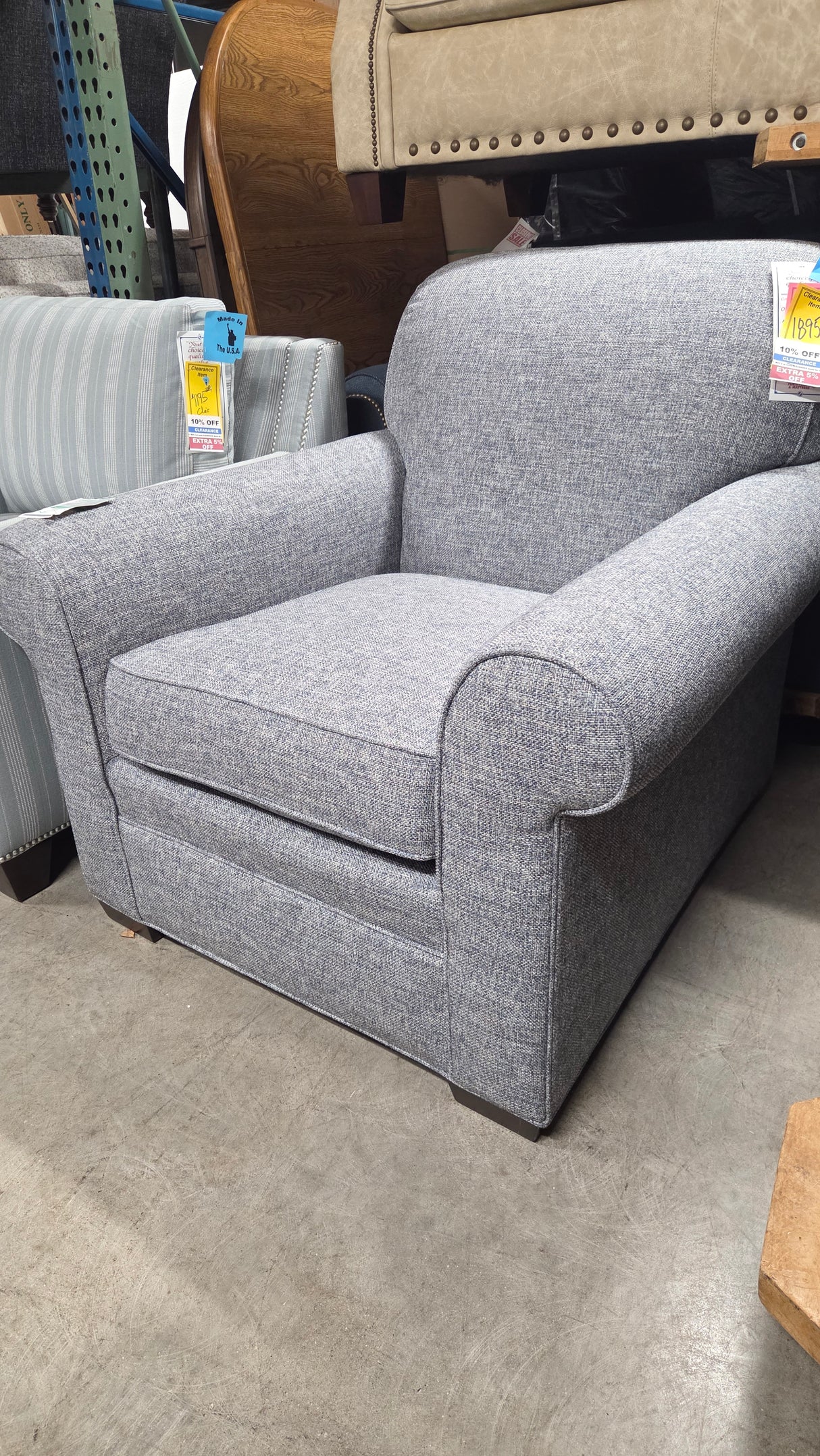 9701SFTT MELSHIRE BLUE CHAIR