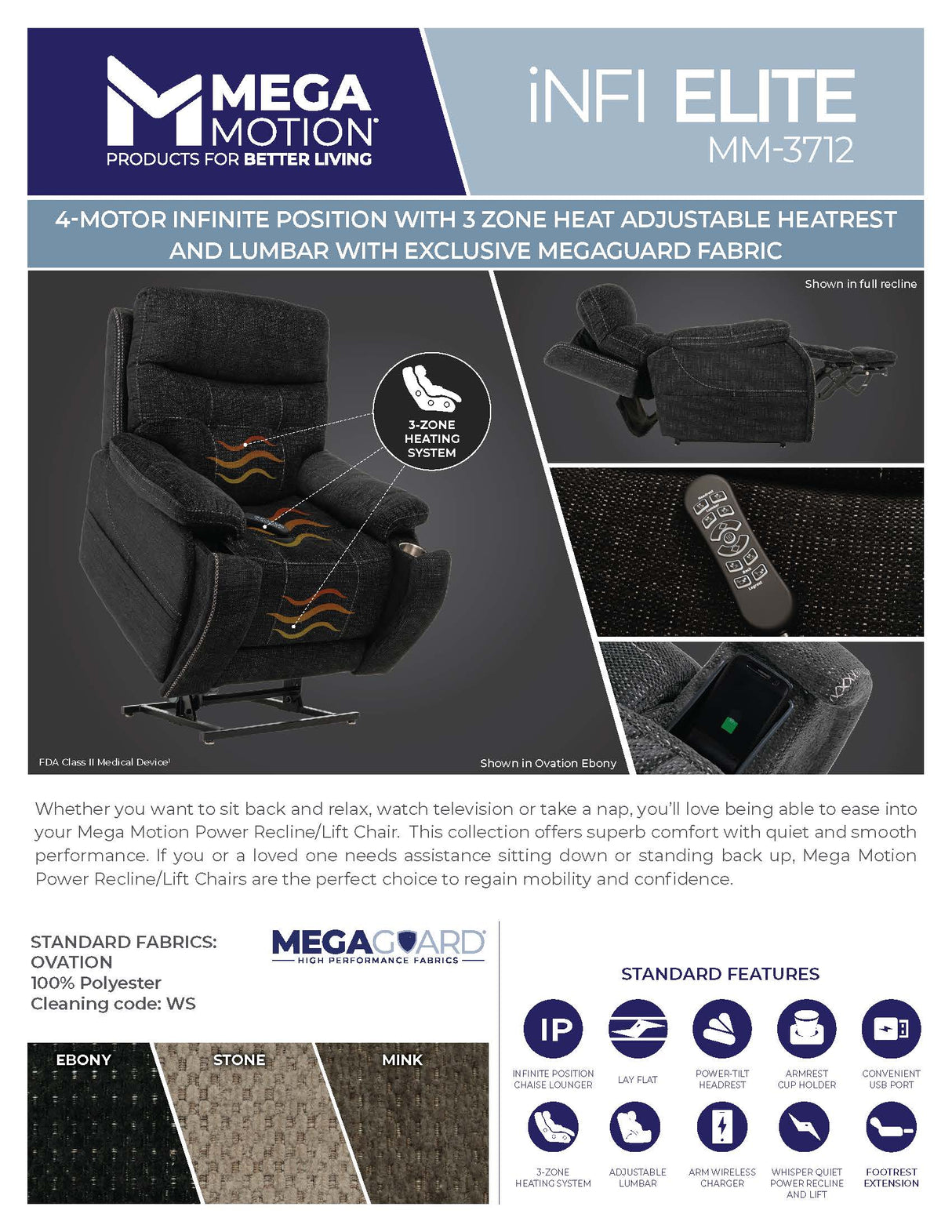 MM-3712 Lift Recliner