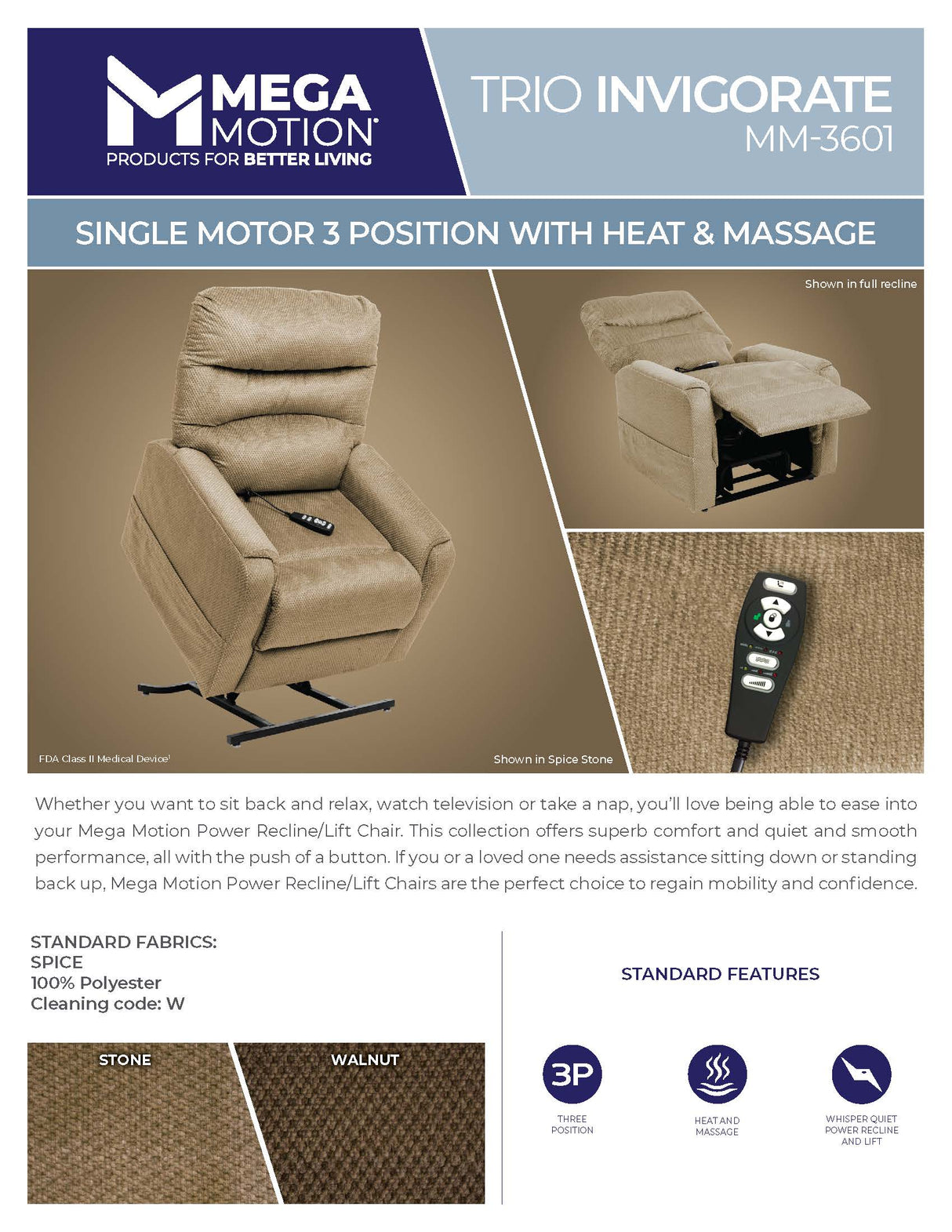 MM-3601 Lift Recliner