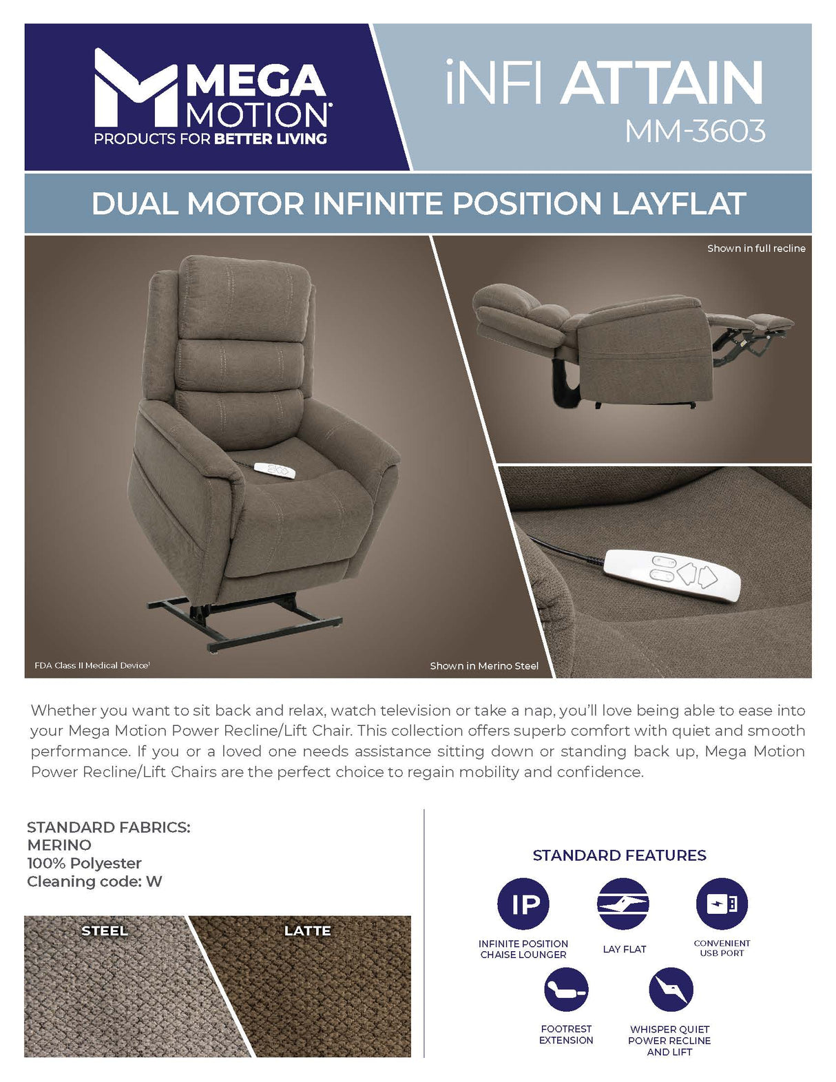 MM-3603 Lift Recliner