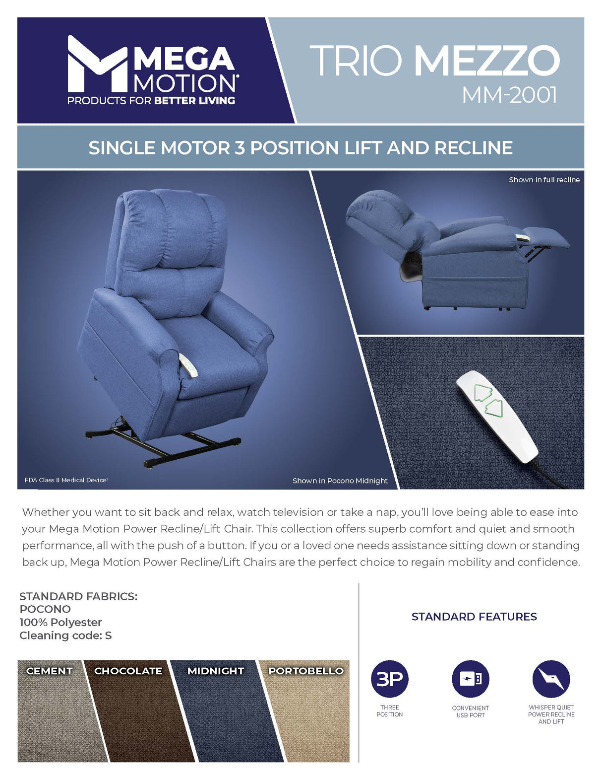MM-2001 Lift Recliner