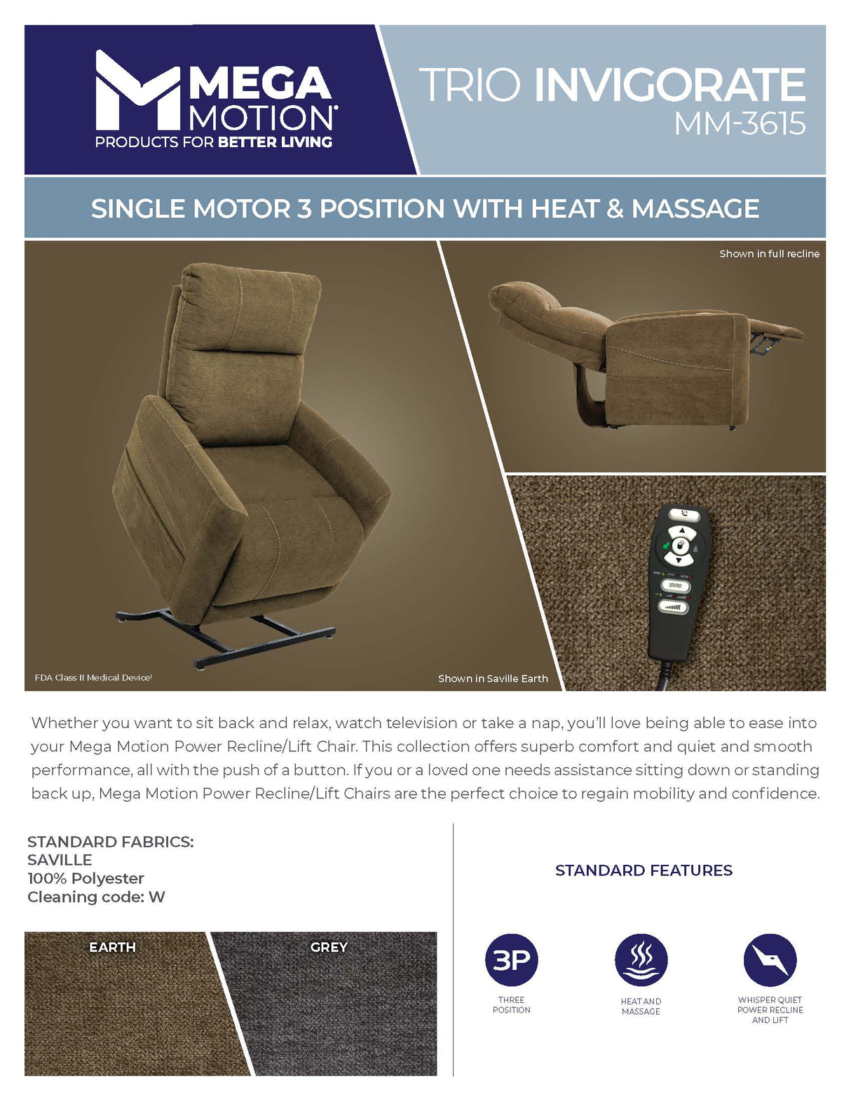 MM-3615 Lift Recliner