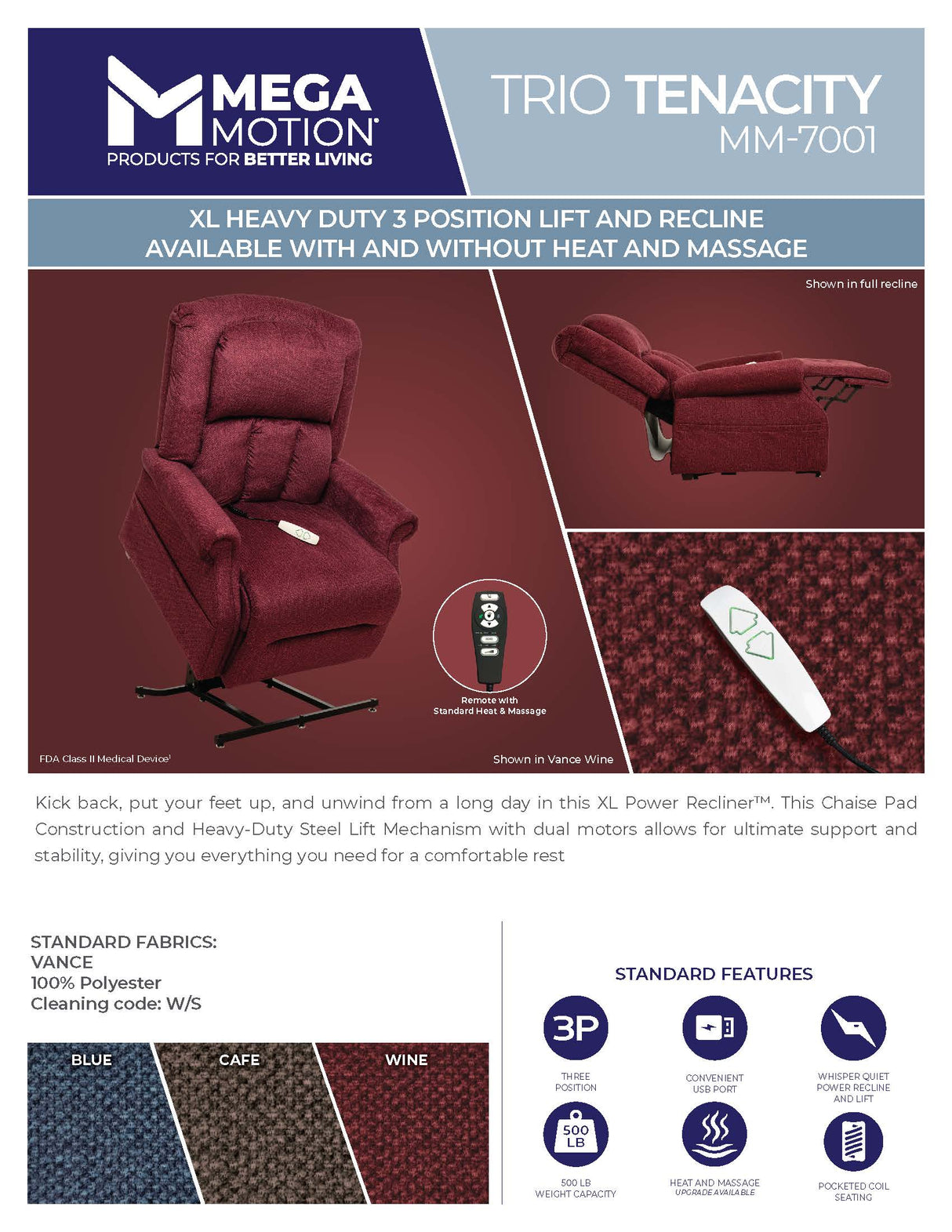 MM-7001 Lift Recliner