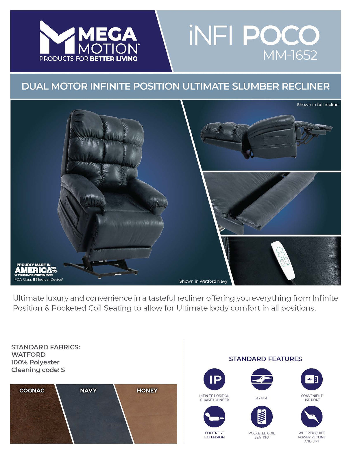 MM-1652SO Lift Recliner