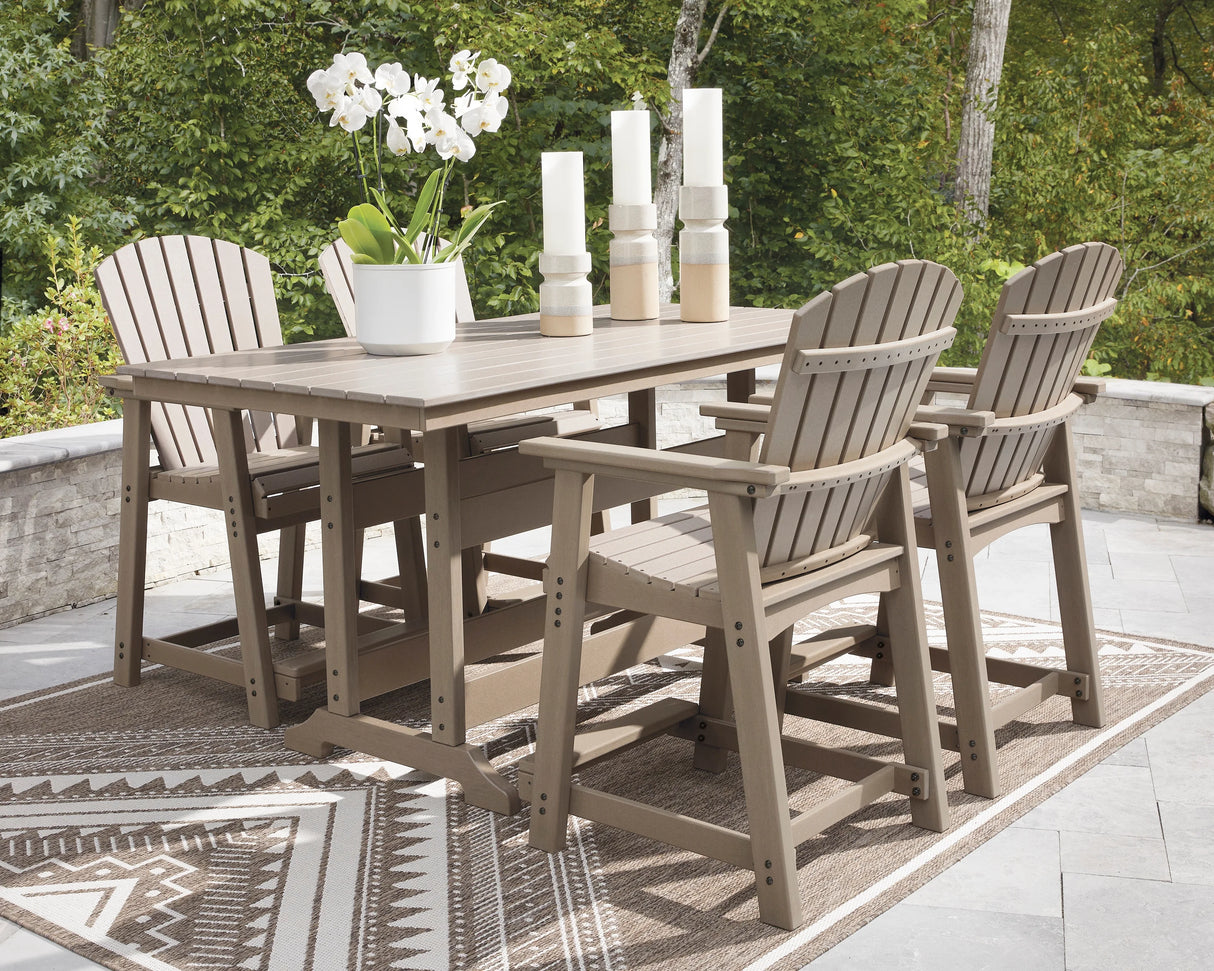 Outdoor Sandy Dune Dining Set