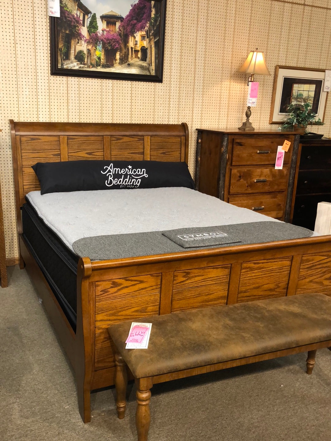 175-BR Sleigh Bed