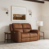 Henry Triple Power Fully Loaded Reclining Loveseat ON DISPLAY IN SHOWROOM