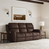 Henry Triple Power Fully Loaded Reclining Sofa ON DISPLAY IN SHOWROOM