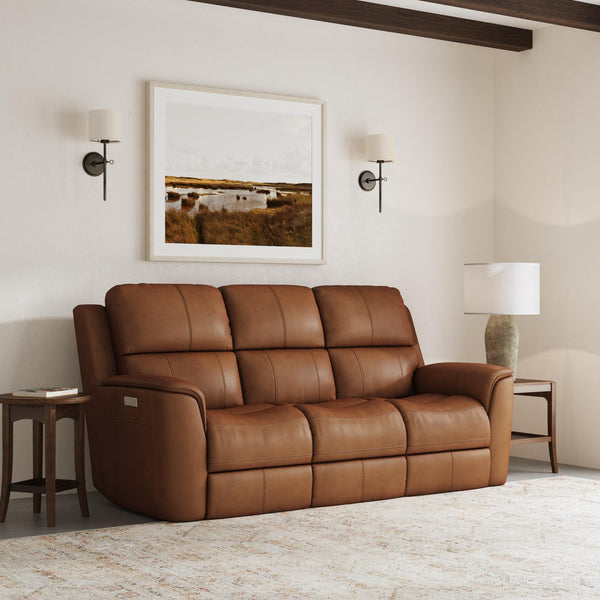 Henry Triple Power Fully Loaded Reclining Sofa
