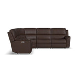 Leather 6pc Flexsteel Sectional
