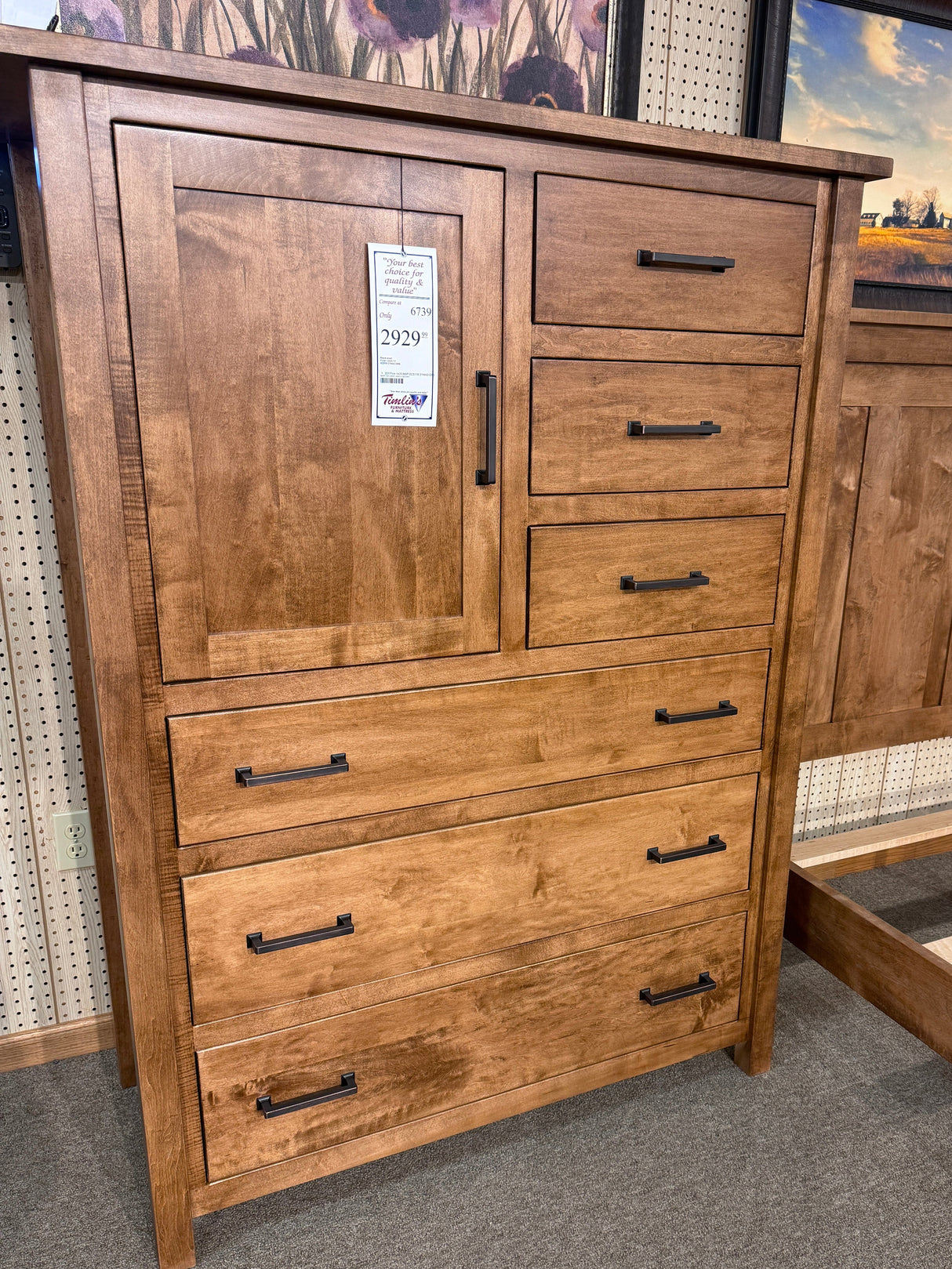 Hockheim Amish Tall Dressing Chest Maple
