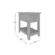 Jofran 1510-7 Chairside Table